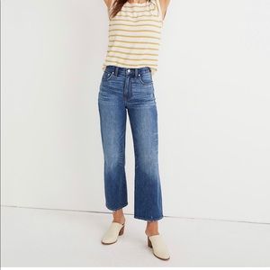 Madewell Slim Wide Leg Crop